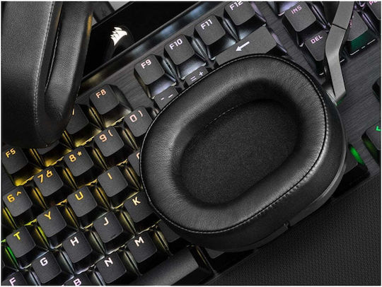 Corsair HS55 Surround Over Ear Gaming Headset με σύνδεση 3.5mm Carbon