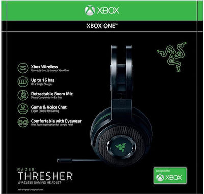 Razer Thresher 7.1 Xbox One Ασύρματο Over Ear Gaming Headset με σύνδεση USB