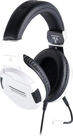 Bigben Interactive Interactive V3.0 Over Ear Gaming Headset με σύνδεση 3.5mm Λευκό