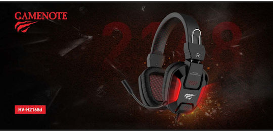 Havit H2168D Over Ear Gaming Headset με σύνδεση 3.5mm / USB