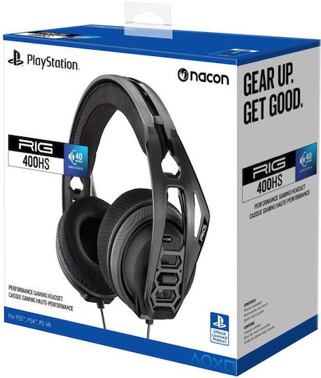 Plantronics RIG 400HS Über Ohr Gaming-Headset mit Verbindung 3,5mm Schwarz