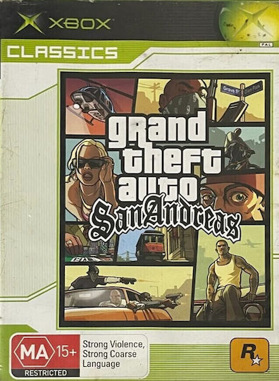 Grand Theft Auto San Andreas XBOX XBOX Spiel (Gebraucht)