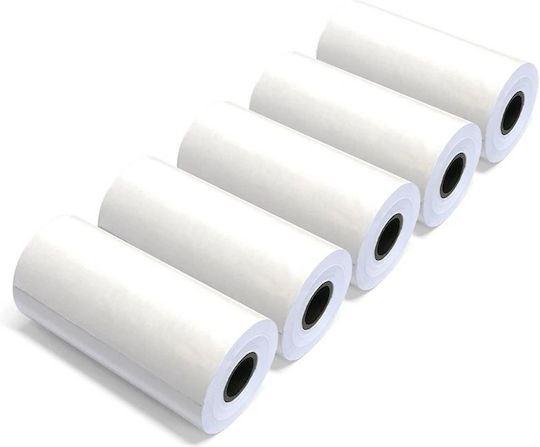 Kidywolf Self Adhesive Paper Rolls Thermic Printer 5 Pcs