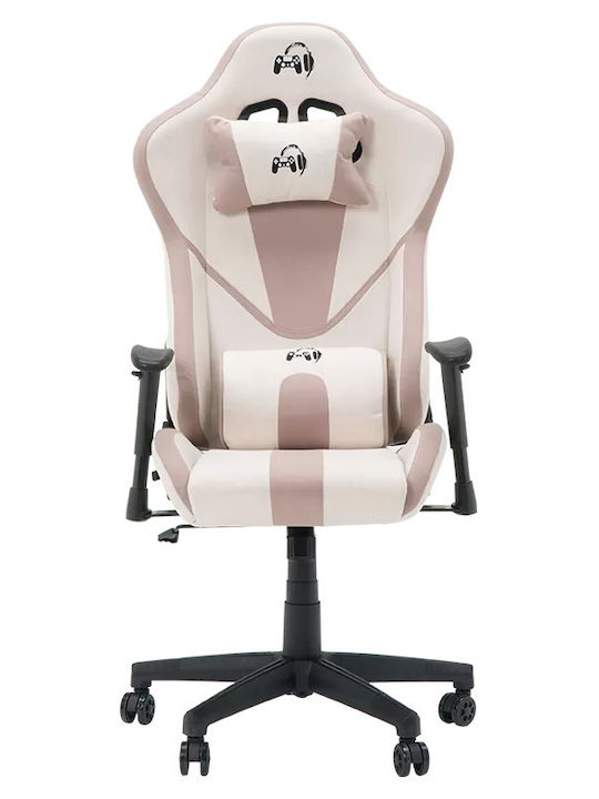 Carmen 6313 Scaun Gaming cu Brațe Reglabile Bej