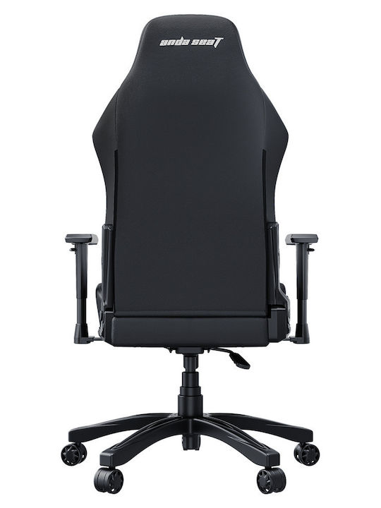 Anda Seat Luna Large Καρέκλα Gaming Δερματίνης με Ρυθμιζόμενα Μπράτσα Μαύρη