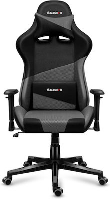 Huzaro Force 6.2 Fabric Gaming Chair with Adjustable Armrests and RGB Lighting Gray