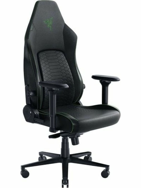 Razer Iskur V2 Artificial Leather Gaming Chair with Adjustable Arms Black / Green