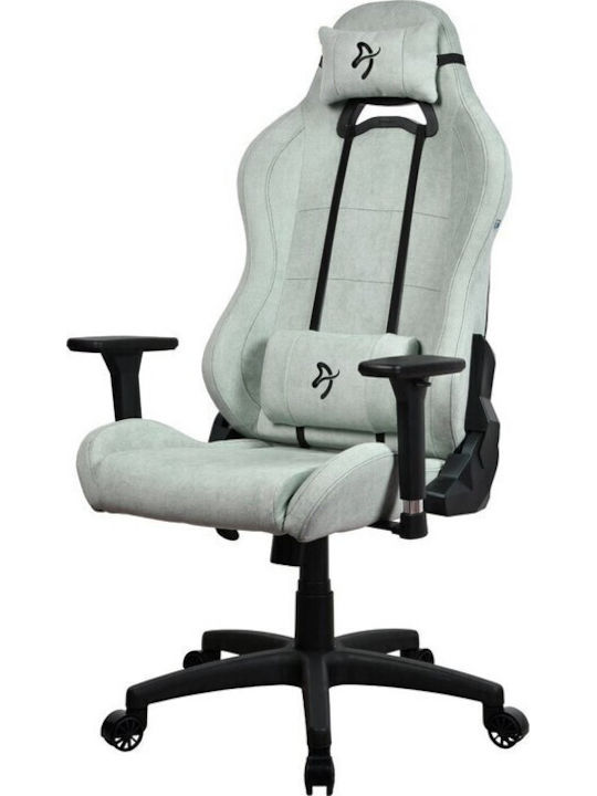 Arozzi Torretta Soft Fabric v2 Υφασμάτινη Καρέκλα Gaming με Ρυθμιζόμενα Μπράτσα Pearl Green
