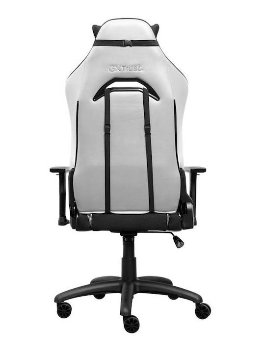 Trust Gxt 714 Fabric Gaming Chair with Adjustable Arms Black / White