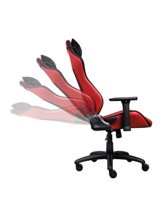 Trust Gxt 714 Fabric Gaming Chair with Adjustable Arms Red