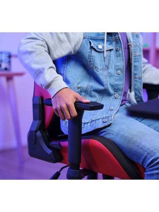 Trust Gxt 714 Fabric Gaming Chair with Adjustable Arms Red