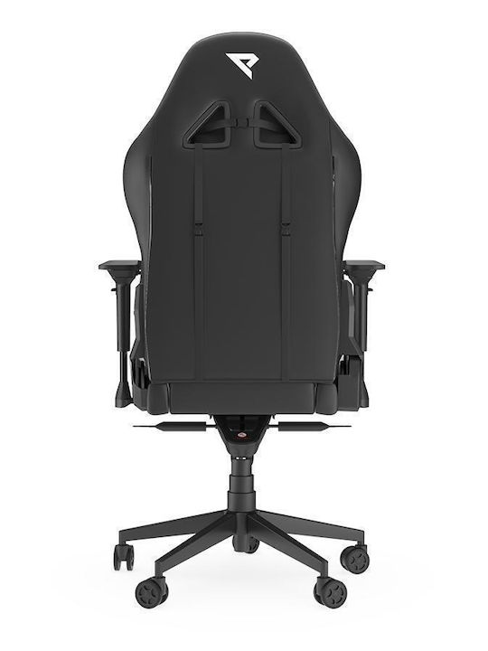 SPC Gear SR600 CREW EDITION Καρέκλα Gaming Δερματίνης με Ρυθμιζόμενα Μπράτσα Μαύρη