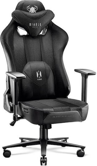 Diablo X-Player 2.0 Artificial Leather Gaming Chair with Adjustable Arms Black