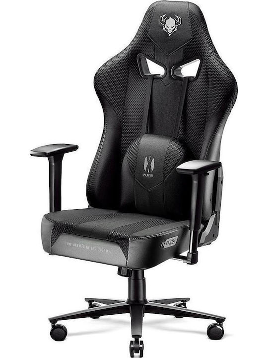 Diablo X-Player 2.0 Normal Size Καρέκλα Gaming Δερματίνης με Ρυθμιζόμενα Μπράτσα Μαύρη