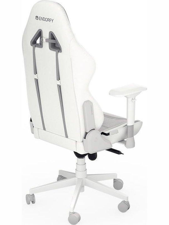 Endorfy EY8A007 Геймърски стол с регулируеми подлакътници Скрим Onyx White