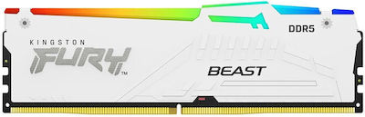 Kingston Fury Beast RGB 32GB DDR5 RAM mit Geschwindigkeit 6400 für Schreibtisch