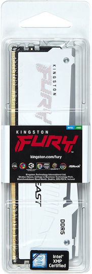 Kingston Fury Beast RGB DDR5 με Module 1x16GB και Ταχύτητα 6400 για Desktop