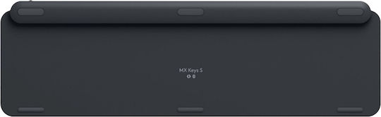 Logitech MX Keys S & MX Keys Mini Wireless Bluetooth Keyboard Only International English Graphite with Wrist Support