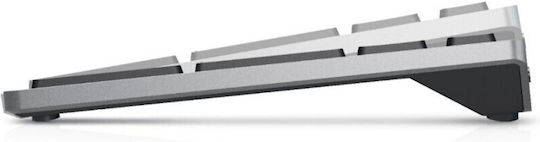 Dell Wireless KM7321W Bluetooth Σετ Πληκτρολόγιο & Ποντίκι Αγγλικό US Ασημί