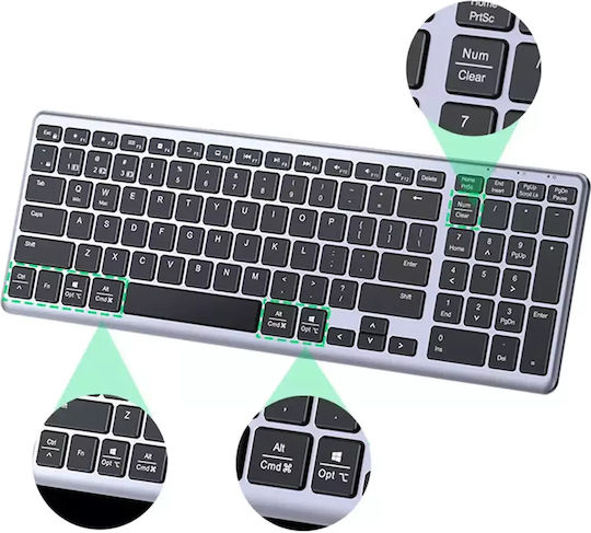 Ugreen KU005 Wireless Bluetooth Keyboard Only English US