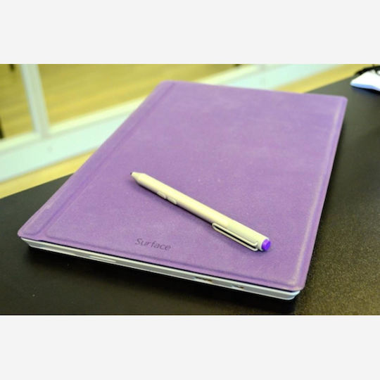Microsoft Surface Pro 3 Type Cover Kabellos Tastatur mit Touchpad für Tablet Englisch UK Lila
