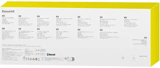 Baseus K01B Fără fir Bluetooth Doar tastatura Engleză US Gri