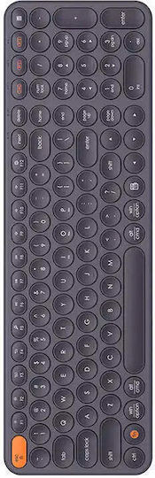 Baseus K01B Fără fir Bluetooth Doar tastatura Engleză US Gri