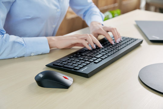 Lenovo Professional Wireless Keyboard Keyboard & Mouse Set Greek