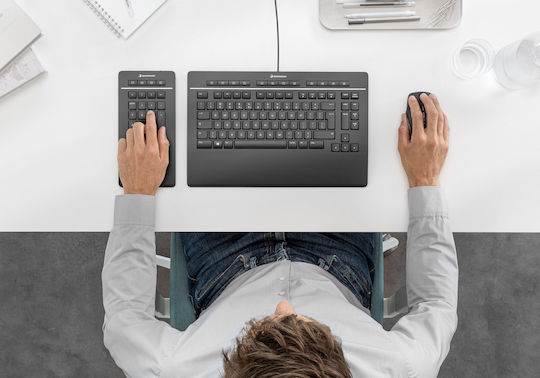 3Dconnexion 3DX-700092 Fără fir Bluetooth Set tastatură și mouse Engleză US