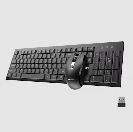 Meetion MT-C4120 Kabellos Tastatur & Maus Set Englisch US