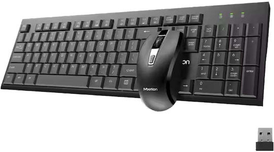 Meetion MT-C4120 Kabellos Tastatur & Maus Set Englisch US