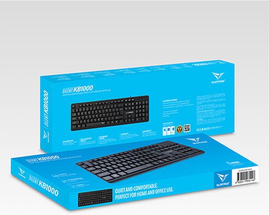 Alcatroz KB1000S Πληκτρολόγιο Αγγλικό US