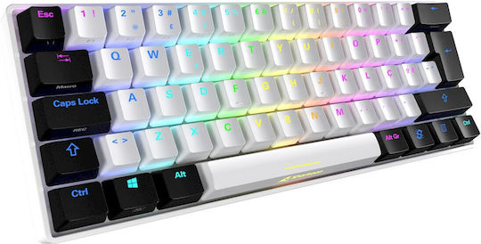 HR0309-34W Wireless Keyboard with Touchpad English US White
