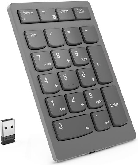 Lenovo Go Wireless Numeric Keypad Storm grey