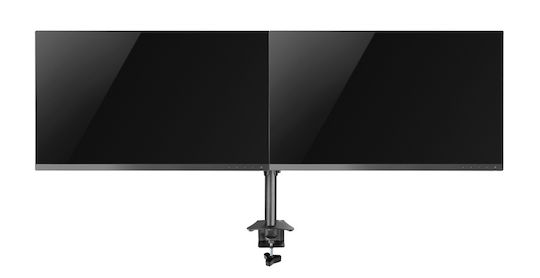 Brateck LDT24-C024 Desktop Stand for 2 Monitors up to 27" with Arm