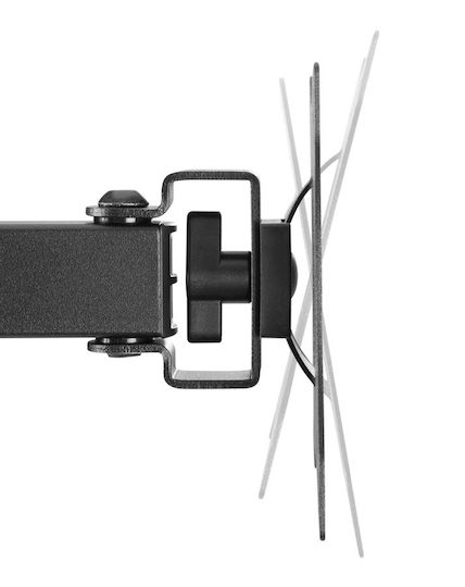 Brateck LDT24-C024 Desktop Stand for 2 Monitors up to 27" with Arm