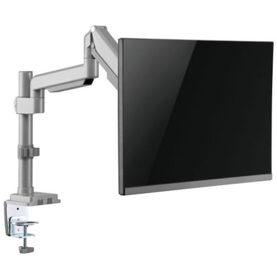Equip Стойка Монитор до 27" с Рамо Сребриста (650112)