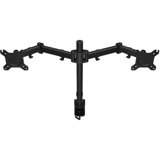 Endorfy Atlas Double Стойка за 2 Монитори до 27" с Рамо Черна