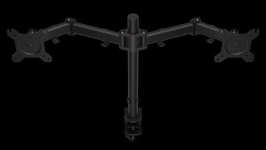 Endorfy Atlas Double Стойка за 2 Монитори до 27" с Рамо Черна