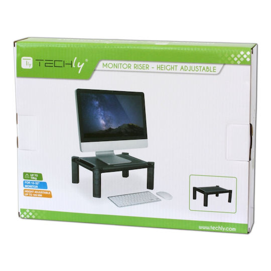Techly ICA-MS 401 Επιτραπέζια Βάση Οθόνης έως 32"