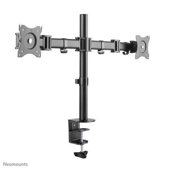 Newstar NM-D135DBLACK Βάση Γραφείου για 2 Οθόνες έως 27" με Βραχίονα