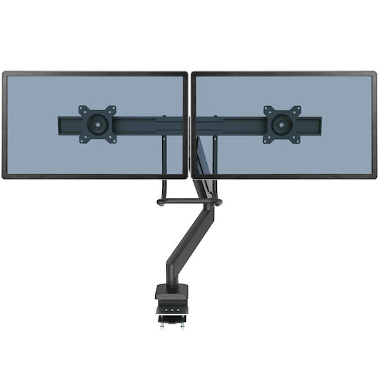 Fellowes Stand Desk Mounted for 2 Monitors up to 32" with Arm (9909301)