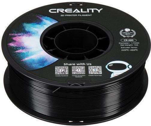 Creality3D ABS 3D Printer Filament 1.75mm Black 1kg 1pcs Spool