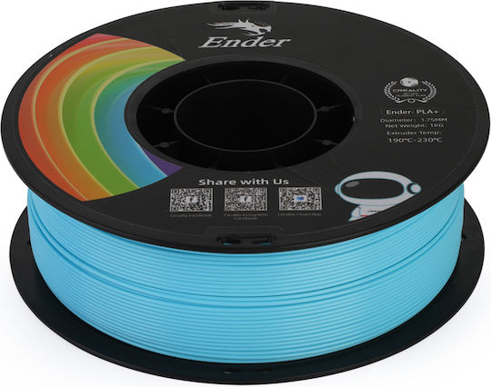 Creality3D PLA 3D Printer Filament 1.75mm Blue 1kg 1pcs Spool