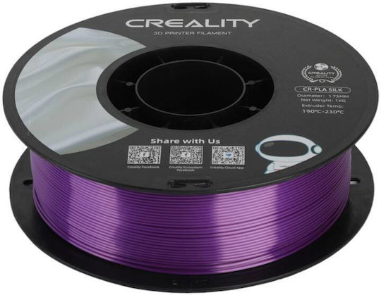 Creality3D Filament Pentru Imprimante 3D PLA 1.75mm Violet 1kg 1 Bucată Bobină
