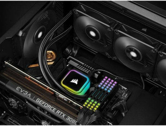 Corsair iCUE H115i RGB Elite Water Cooling AIO CPU With 2 Fans 140mm