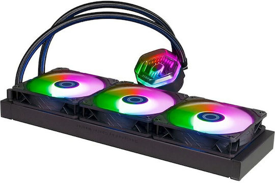 CoolerMaster MasterLiquid 360 ATMOS Water Cooling System AIO CPU With 3 120mm Fans And ARGB Lighting