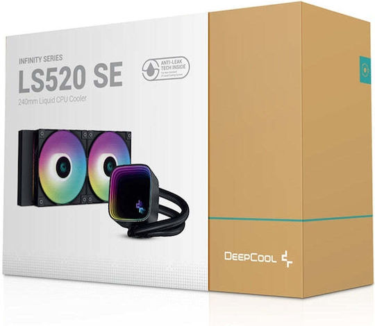 Deepcool LS520 SE Water Cooling AIO CPU With 2 120mm Fans And RGB Lighting