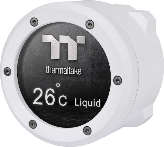 Thermaltake TH420 V2 Ultra Υδρόψυξη AIO CPU με 3 Ανεμιστήρες 140mm και ARGB Φωτισμό Λευκή