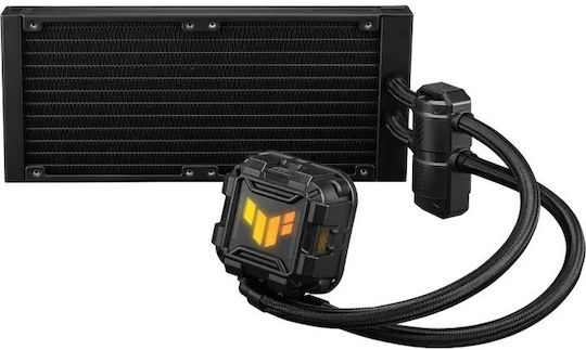 Asus TUF Gaming LC 240 ARGB Υδρόψυξη Επεξεργαστή Διπλού Ανεμιστήρα 120mm για Socket AM4/AM5/1700/1200/115x